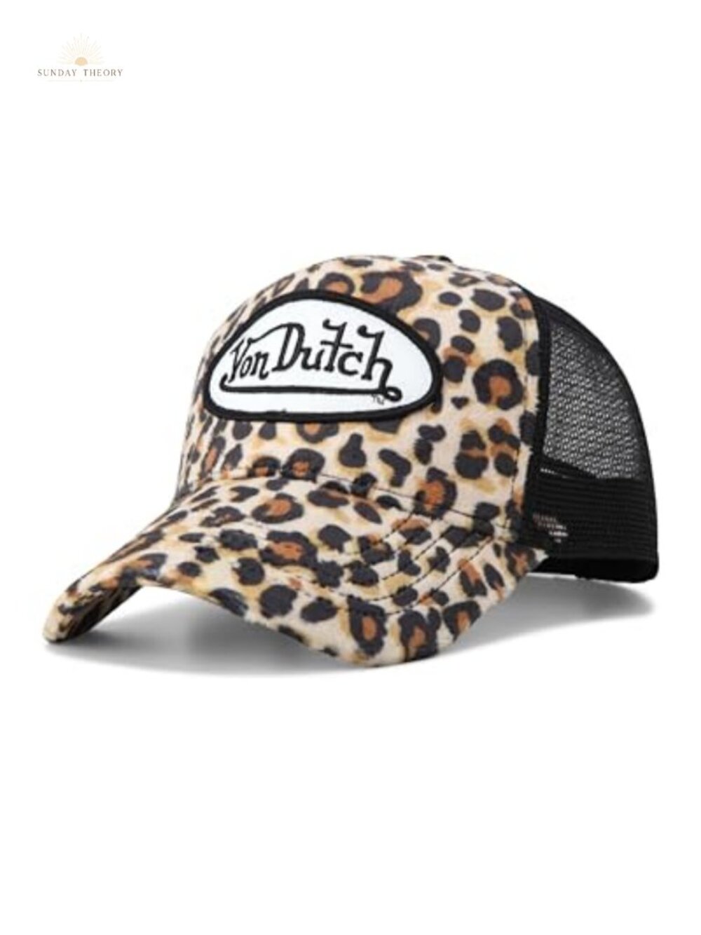 Unisex Velvet Trucker Hat Curved Bill Mesh Back Snapback Cap